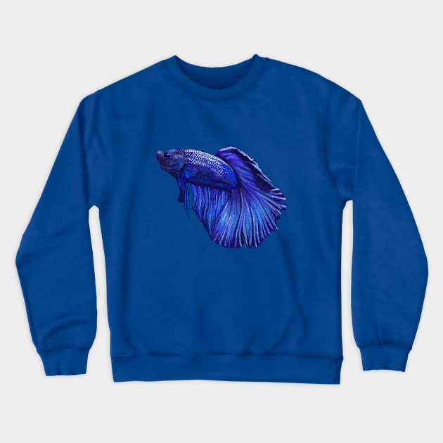 Johnny’s Betta Fish Crewneck Sweatshirt by Mindy’s Beer Gear